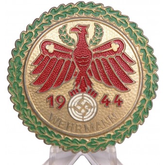 Auszeichnung der Tirol-Vorarlberger Miliz 1944 als bester Soldat. Wehrmann. Espenlaub militaria