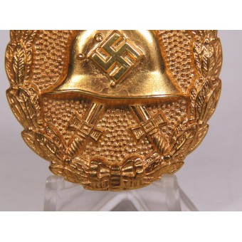 Verwundetenabzeichen 1939 erster Typ, Goldklasse. Espenlaub militaria