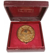 Wound Badge in gold grade 1939 L/11 - Wilhelm Deumer