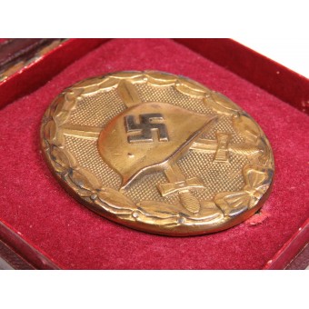 Distintivo di ferita in oro grado 1939 L/11 - Wilhelm Deumer. Espenlaub militaria