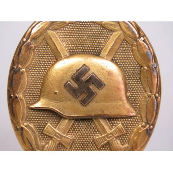 Sårmärke i guld 1939 L/11 - Wilhelm Deumer. Espenlaub militaria