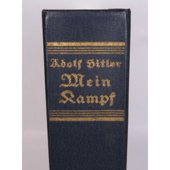 Bok av Adolf Hitler - Mein Kampf, 820-824 Auflage. Utgåva i mitten av kriget. Espenlaub militaria