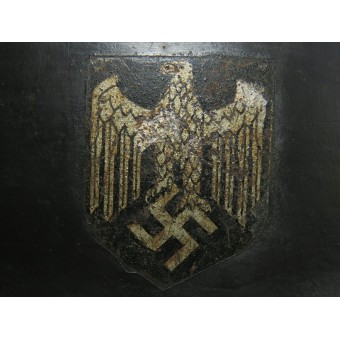 Немецкий стальной шлем образца 1940 года с одной декалью Вермахт ET62/ 957. Espenlaub militaria