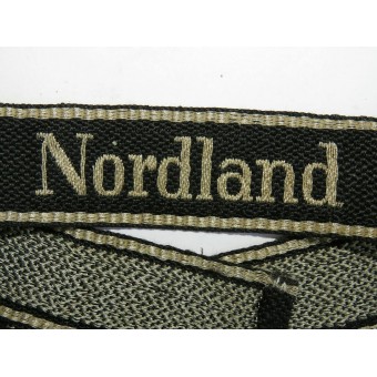 Nordland flatwire cuff title. Espenlaub militaria