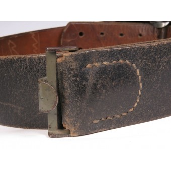 Cintura da combattimento Wehrmacht con fibbia di ferro, tarda guerra. Espenlaub militaria