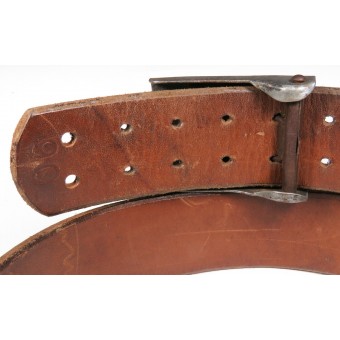 Cintura da combattimento Wehrmacht con fibbia di ferro, tarda guerra. Espenlaub militaria