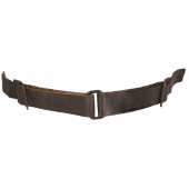 Artificial leather Chin strap for a  Waffen-SS visor cap for lower ranks