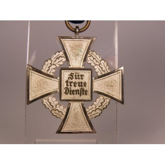 25 Treue Dienst Kreuz Roman Palme Metallkunstwaren Gablonz am Neiße. Espenlaub militaria