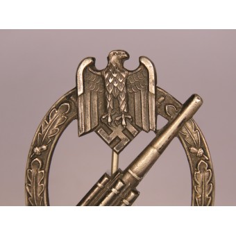 Wehrmacht luchtafweergeschut insigne in Buntmetal - Juncker