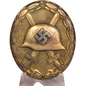 Verwundetenabzeichen L/22 Glaser & Sohn in Gold. Espenlaub militaria
