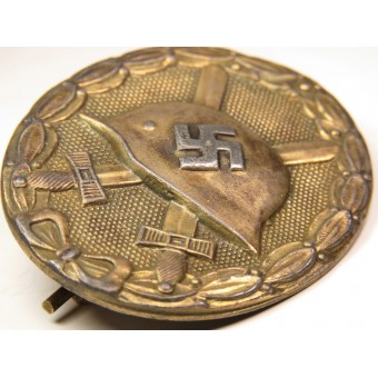 Wondbadge L/22 Glaser & Sohn in goud. Espenlaub militaria