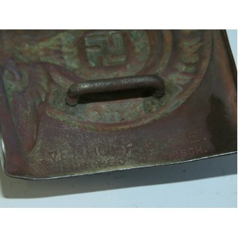 SS buckle early cupro-nickel Oberhoff & Cie Lüdenscheid. Ges. Gesch