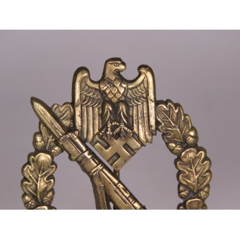 Infanterie-Sturmabzeichen en bronce, diseño Schickle/Mayer. Espenlaub militaria