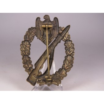 Infanterie-Sturmabzeichen i brons, design Schickle/Mayer. Espenlaub militaria