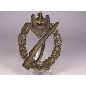 Infanterie-Sturmabzeichen pronssia, Schickle/Mayer design. Espenlaub militaria