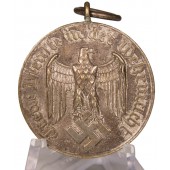 Médaille pour 4 ans de bons et loyaux services dans la Wehrmacht. Non magnétique