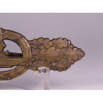 Agrafe en bronze pour U-Boat de la Kriegsmarine par Schwerin Berlin. Espenlaub militaria