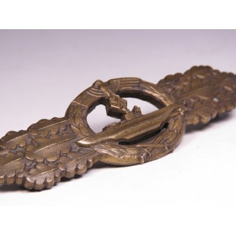 Kriegsmarine U-Boat Clasp in Bronze by Schwerin Berlin. Espenlaub militaria