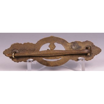 Agrafe en bronze pour U-Boat de la Kriegsmarine par Schwerin Berlin. Espenlaub militaria