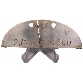 ID-tag 360e regiment speciale vestinggranadiers van de ROA. Espenlaub militaria