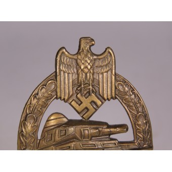 Panzerkampfabriksmärken i brons Adolf Scholze. Espenlaub militaria