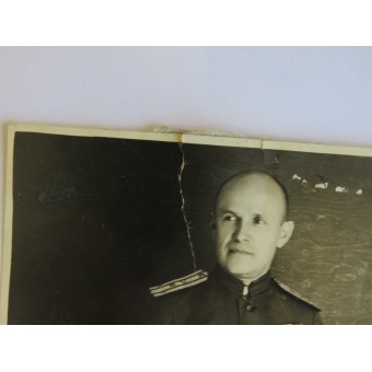 Photo of an artillery engineer colonel with awards. Espenlaub militaria