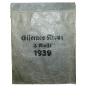 Iron Cross 2nd Class 1939 award packet, Walter & Heinlein