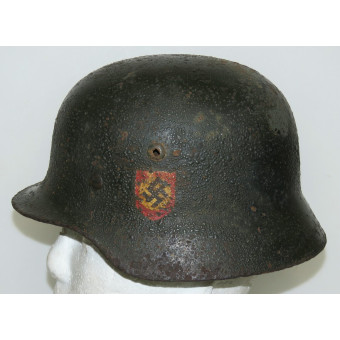 Elmetto SS Verfügungstruppe a doppia decorazione