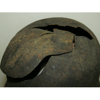 German M35 SS- VThelmet by Quist, size 66. Espenlaub militaria