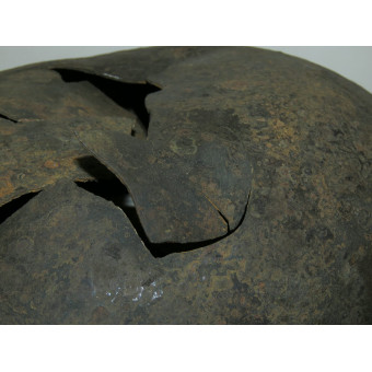 German M35 SS- VThelmet by Quist, size 66. Espenlaub militaria