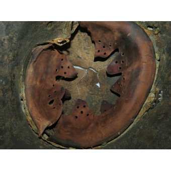 German M35 SS- VThelmet by Quist, size 66. Espenlaub militaria