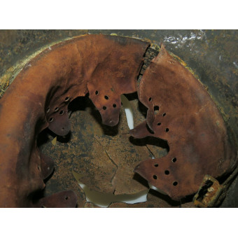 German M35 SS- VThelmet by Quist, size 66. Espenlaub militaria