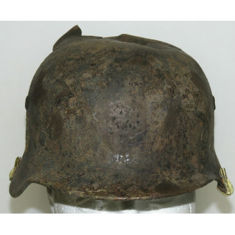 German M35 SS- VThelmet by Quist, size 66. Espenlaub militaria