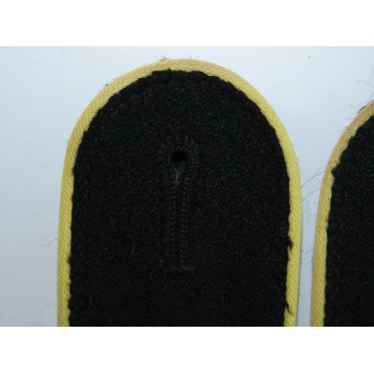 Погоны Waffen-SS, лимонно-жёлтая выпушка, войска связи. Espenlaub militaria