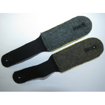 Погоны Waffen-SS, лимонно-жёлтая выпушка, войска связи. Espenlaub militaria