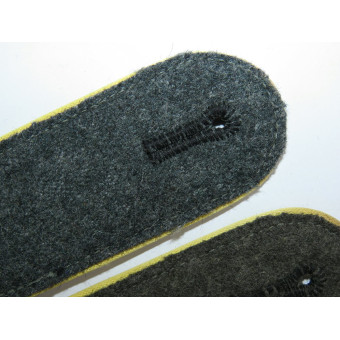 Погоны Waffen-SS, лимонно-жёлтая выпушка, войска связи. Espenlaub militaria