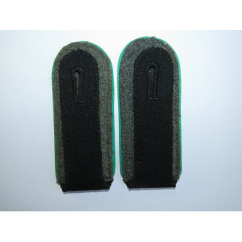 Погоны Waffen-SS M42, зелёная выпушка, Gebirgsjäger. Espenlaub militaria