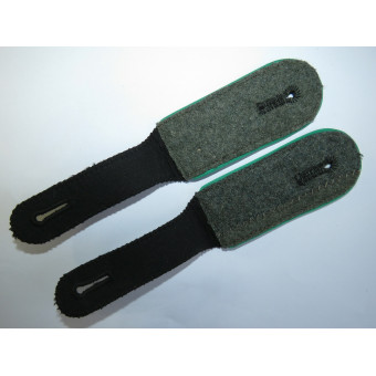 Погоны Waffen-SS M42, зелёная выпушка, Gebirgsjäger. Espenlaub militaria