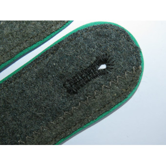 Погоны Waffen-SS M42, зелёная выпушка, Gebirgsjäger. Espenlaub militaria