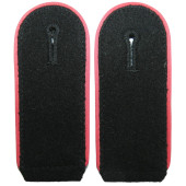 Waffen-SS shoulder boards, pink piping, Panzer troops