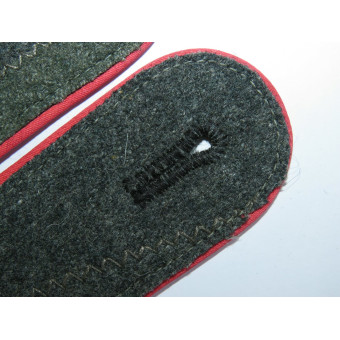 Waffen-SS shoulder boards, pink piping, Panzer troops