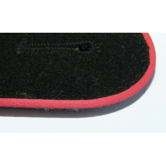 Waffen-SS shoulder boards, pink piping, Panzer troops