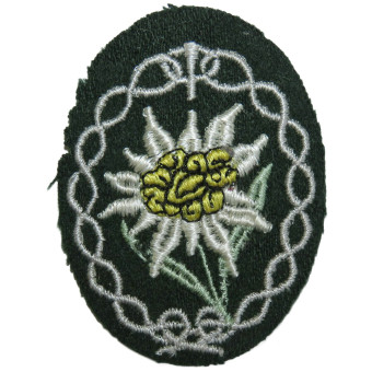 Wehrmacht Gebirgsjäger sleeve badge, Besatztuch. Espenlaub militaria