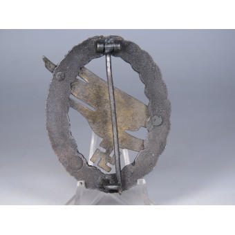 Luftwaffe Paratrooper Badge by Assmann A, zinc. Espenlaub militaria