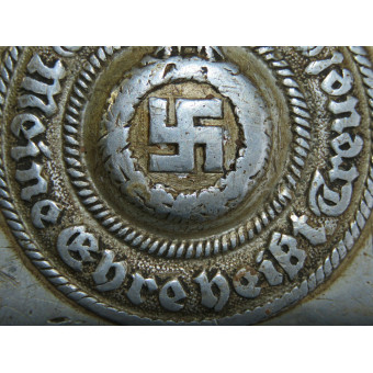 Пряжка SS Verfügungstruppe, алюминиевая, маркировка RZM 822/38 SS. Espenlaub militaria