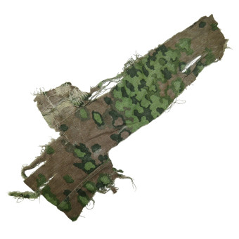 Piece of Waffen-SS Eichenlaubmuster camouflage fabric. Espenlaub militaria