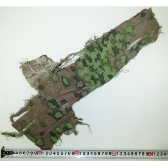 Piece of Waffen-SS Eichenlaubmuster camouflage fabric. Espenlaub militaria
