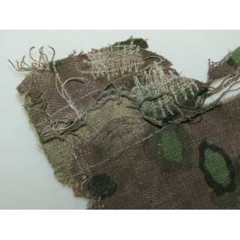 Piece of Waffen-SS Eichenlaubmuster camouflage fabric. Espenlaub militaria