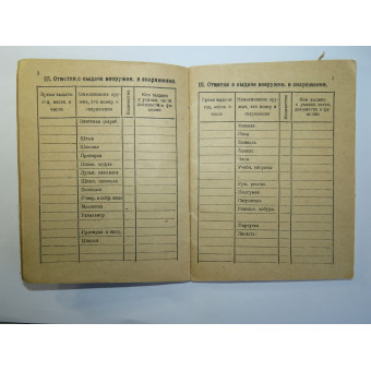 Служебная книжка красноармейца, Ленинградская пехотная школа, 1927. Espenlaub militaria