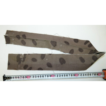 Waffen-SS camouflage fabric piece Platanenmuster, single-sided print. Espenlaub militaria